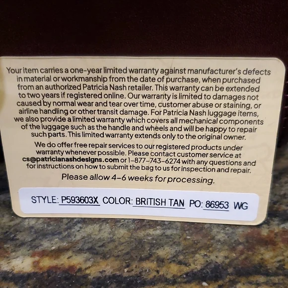 Patricia Nash Deep Red Embossed Leather Satchel - Picture 14 of 16